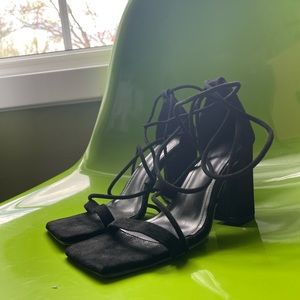 Black Heels Size 37/6.5